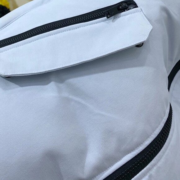 Scissors Light Blue Down Jacket - Picture 4 of 8